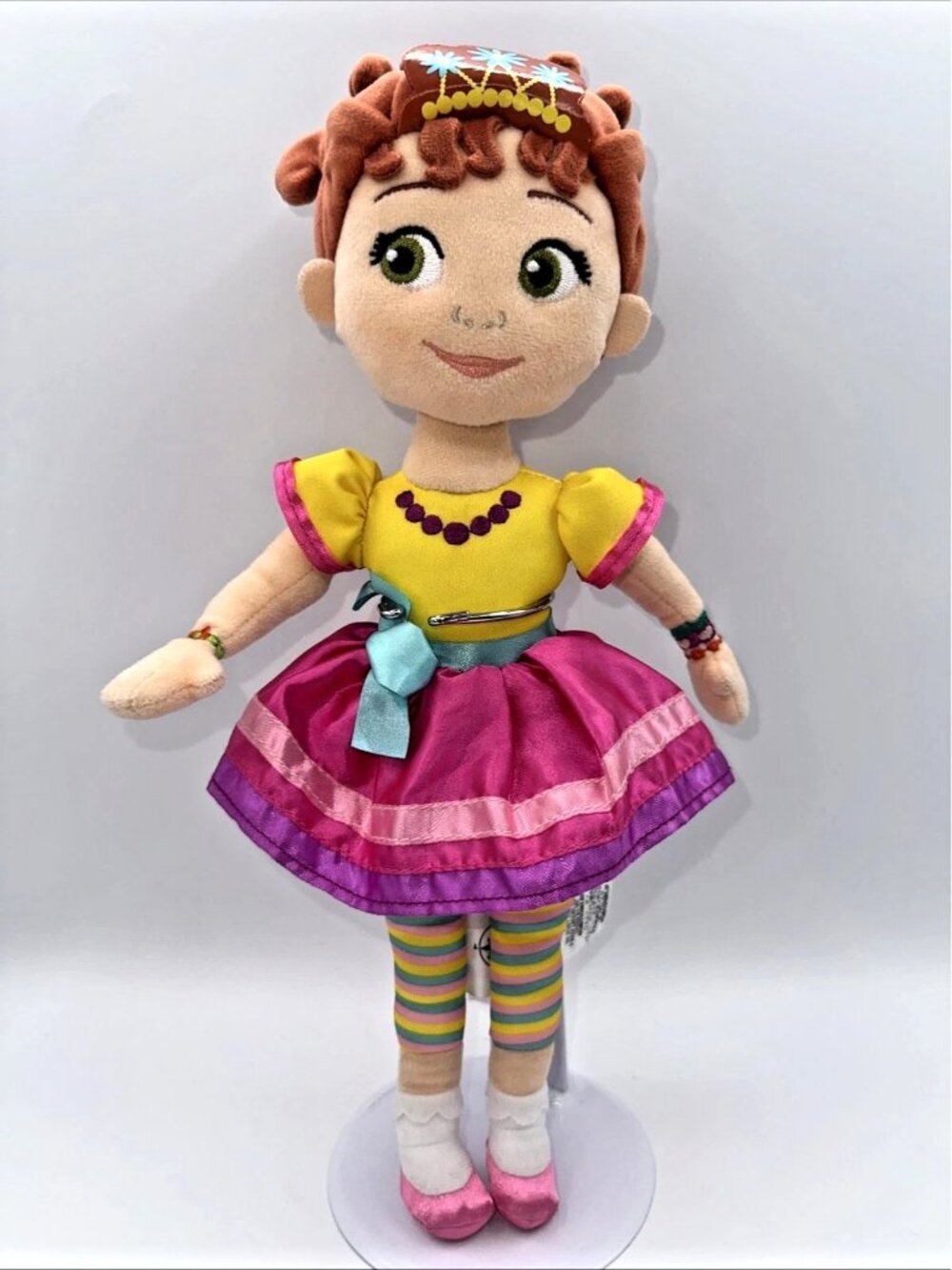 Disney Store FANCY NANCY 14" Plush Doll *RARE* EUC